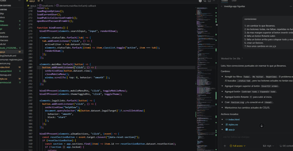 Stack Vscode + Codex