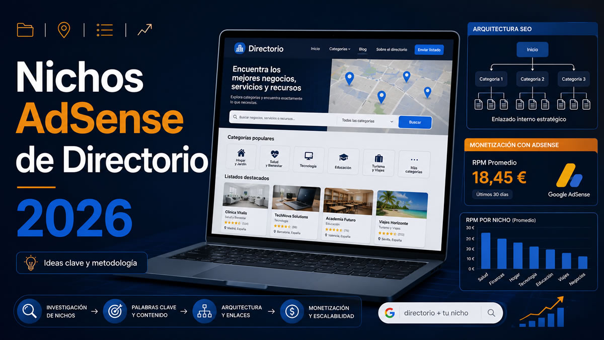Nichos Adsense de Directorio 2026